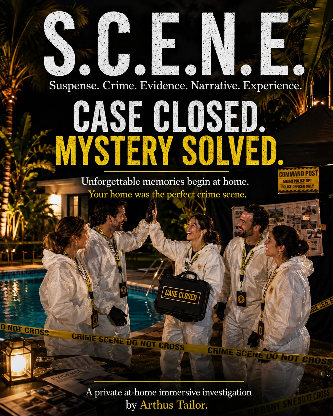 S.C.E.N.E. case closed poster
