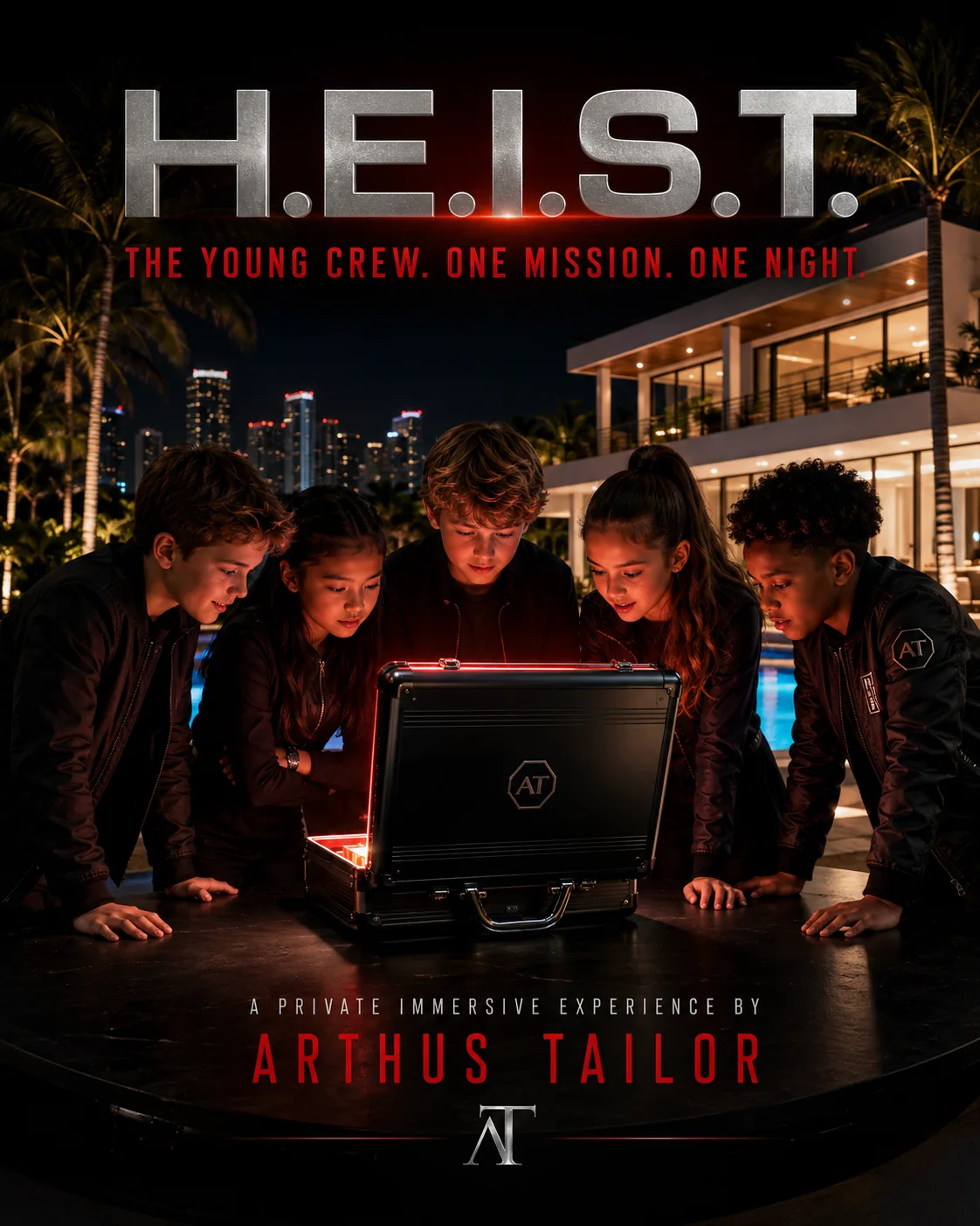 H.E.I.S.T. young crew around the final case