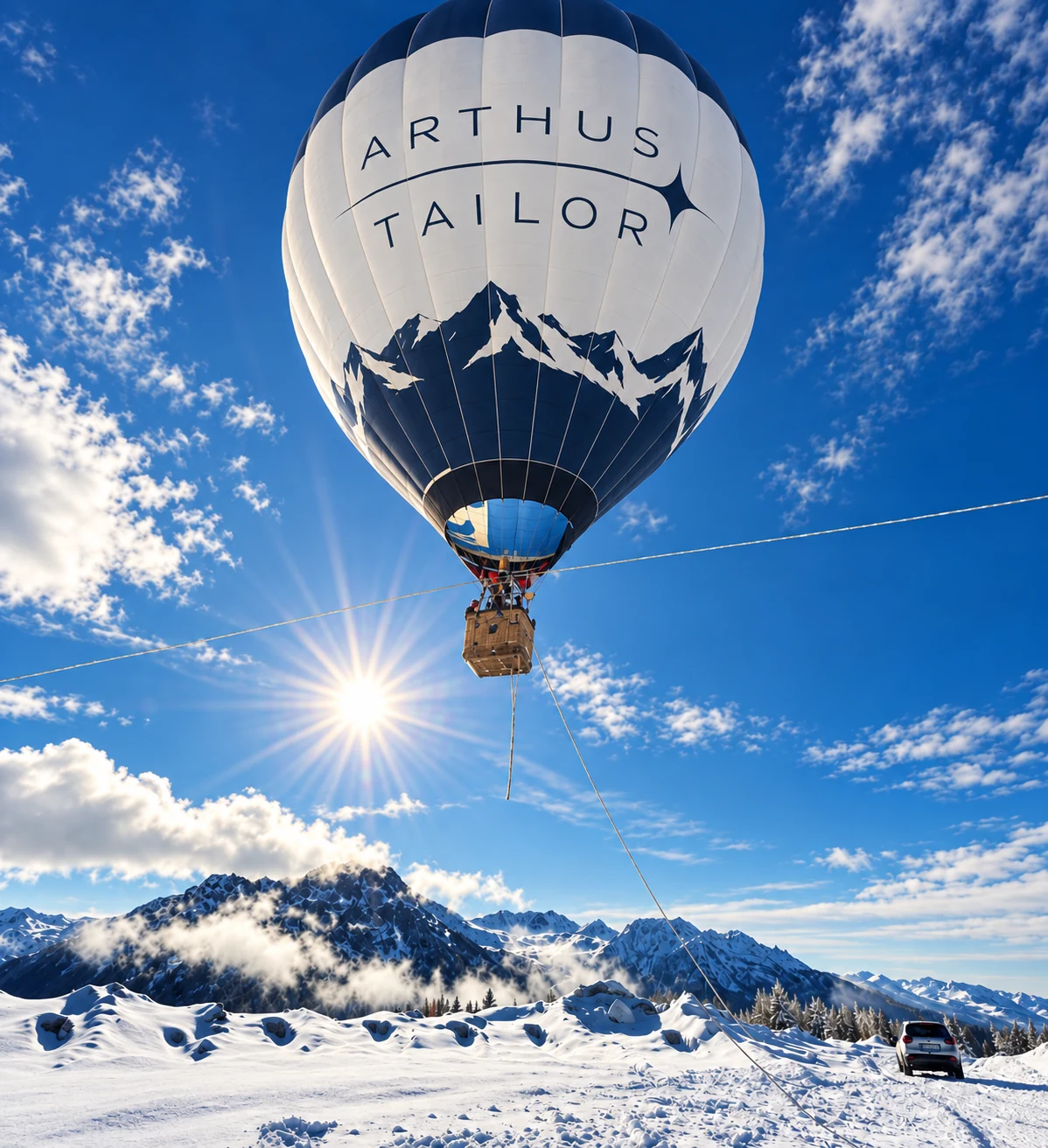 Hot air balloon event photo